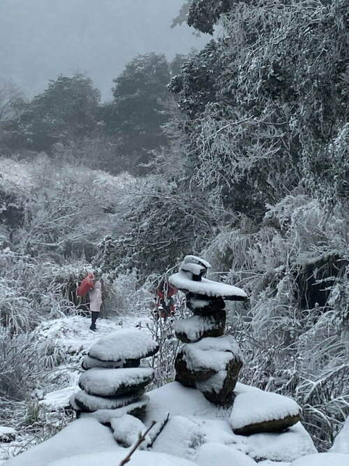 思源啞口降白雪 民眾上山野營賞雪直呼賺到 - 早安台灣新聞 | Morning Taiwan News