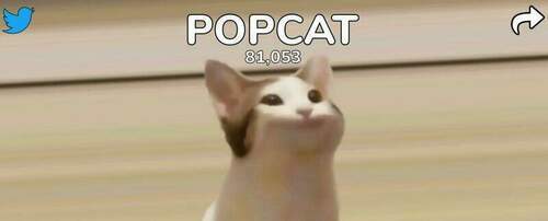 平凡人的奧運台灣奪冠！「POP CAT」啵啵貓點擊登全世界第一 - 台北郵報 | The Taipei Post