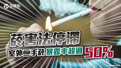 品觀點｜菸害法遲不修法-導致二手菸危害暴增