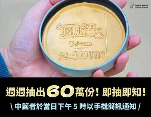 身分證快拿出來對！可獲第二波千元國旅券之60萬幸運兒出爐 - 早安台灣新聞 | Morning Taiwan News