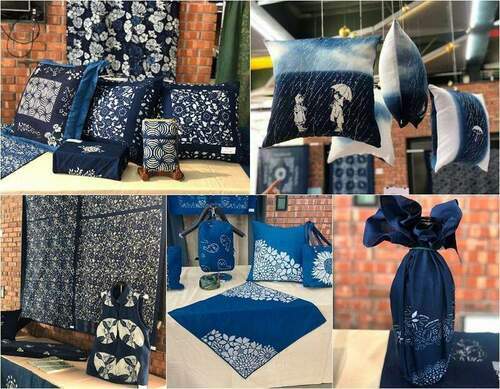 110年礁溪印象藍印花布創作班-15學員上百作品豐收結業