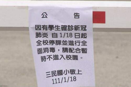 三民國小驚傳學童確診-醫護進駐進行全校篩檢