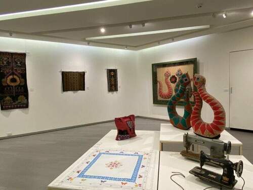人間國寶陳利友妹排灣族刺繡展-呈現排灣族獨特藝術文化