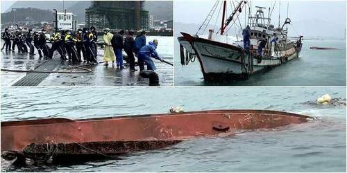 蘇澳南堤傳海難-漁船遭浪打翻-2人獲救