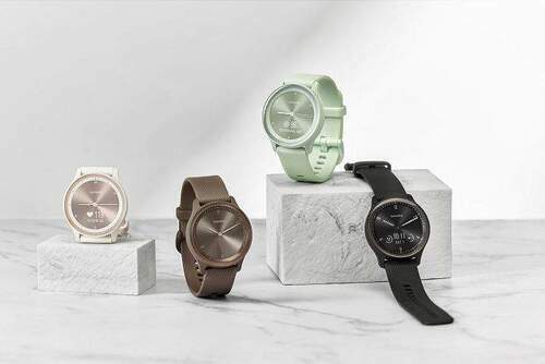 garmin-vivomove-sport-指針智慧腕錶　體現春夏流行色暨當代時間美學