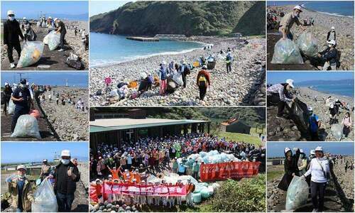 向大海致敬！清2.25噸海漂垃圾-還龜山島亮麗風采