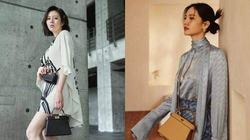 曾之喬、劉品言揹fendi-2022最強閨蜜包peekaboo-iseeu展優雅知性美