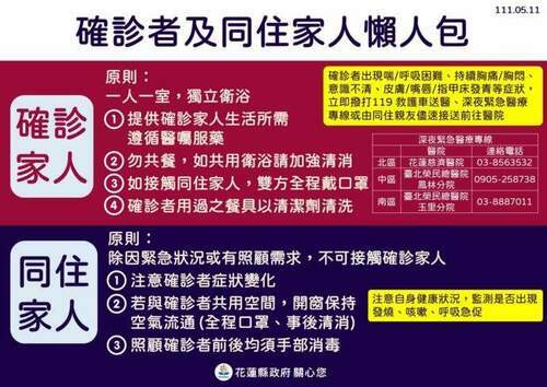 花蓮縣新增1,018例確診個案 欲請假者可申請數位新冠病毒健康證明 - 台北郵報 | The Taipei Post