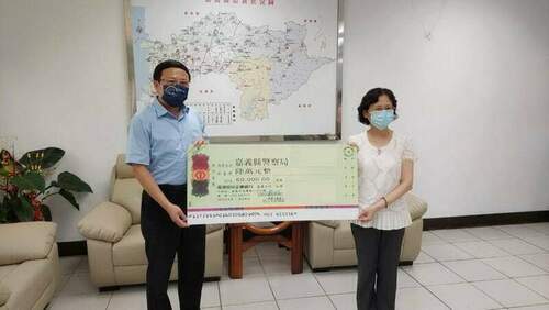 嘉縣警查獲電纜線大盜-台電致贈獎勵金12萬元