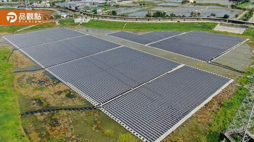 五甲尾滯洪池光電廠今啟用-每年供電675萬度｜產經