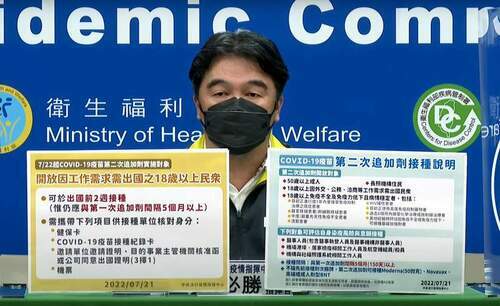 7/22起開放因工作需求出國民眾打追加劑　照顧機構公費試劑延長提供至8/31 - 台北郵報 | The Taipei Post