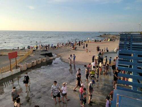 大安濱海樂園為中部海線觀光新亮點，帶動盛夏觀光浪潮。（圖/台中市政府）