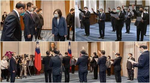 多位政府要員異動　總統蔡英文主持宣誓 - 台北郵報 | The Taipei Post