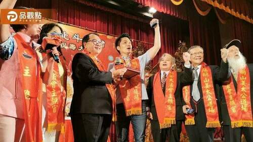 蔣萬安、陳時中爭搶宗教票-出席姜太公祝壽大典