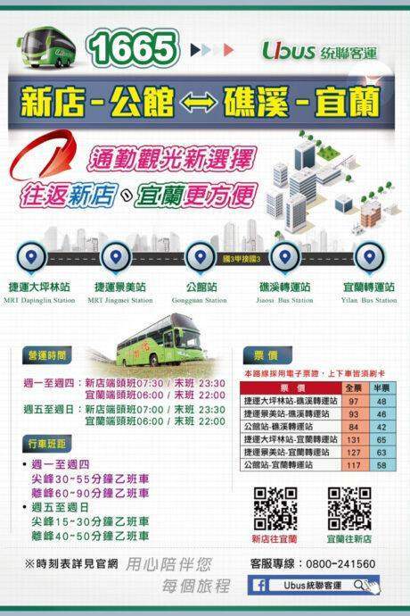 統聯「宜蘭市-新店」線8/18通車 首月週一搭車只要1元! - 台北郵報 | The Taipei Post 統聯「宜蘭市-新店」線8/18通車 首月週一搭車只要1元! - 台北郵報 | The Taipei Post