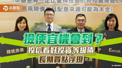 撿便宜機會到？投資等級債價格已打8折　國泰美國優質債基金帶你進場｜財經