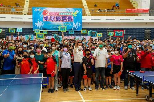 嘉義縣議長盃桌球錦標賽登場　13歲國手郭冠宏參賽與各路選手切磋球技