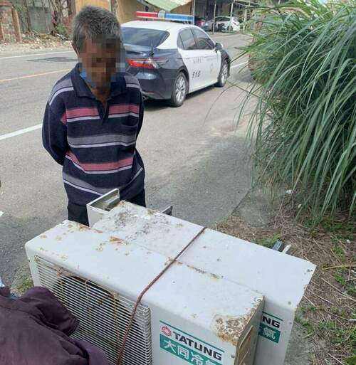 男偷2台冷氣準備變現 沒走到回收場先巧遇大園巡警 - 早安台灣新聞 | Morning Taiwan News