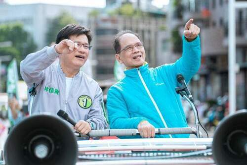游錫堃陪同車掃　林佳龍籲：勿重演8年前差2萬4千票憾事