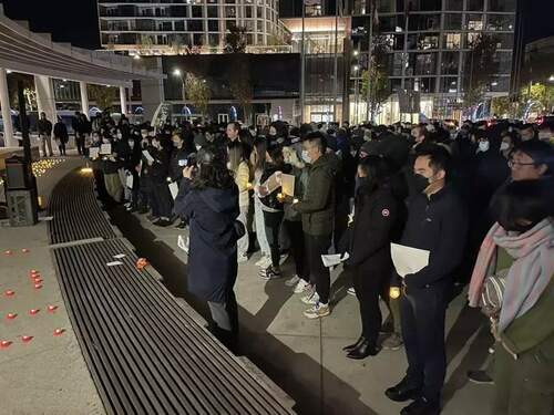 疑封控過當釀烏魯木齊大火悲劇 加州華人聲援白紙革命 - 台北郵報 | The Taipei Post
