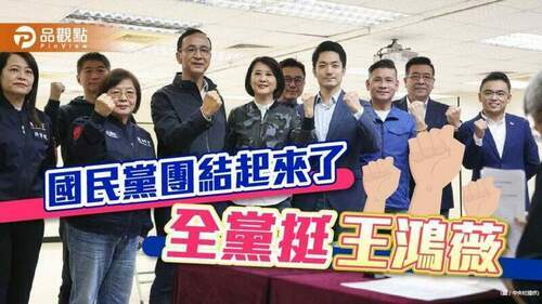 王鴻薇投入立委補選，國民黨全黨動起來