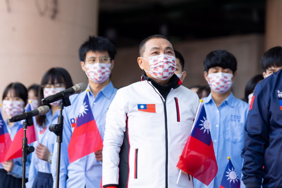 新北112年元旦升旗　侯友宜：應放下對立不分族群攜手合作