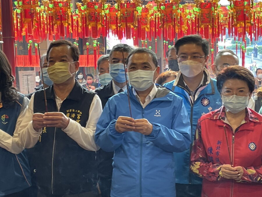 中和參拜尋求媽祖支持？廟方高喊讓侯友宜邁向總統府大道