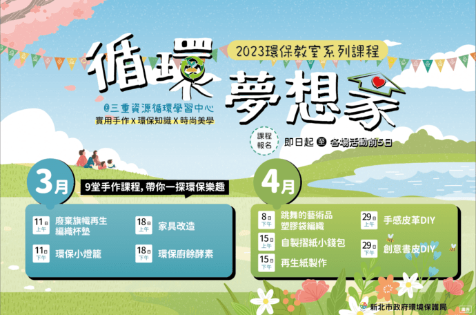 親子共學手作課程！新北「循環夢想家」3月開課 邀您一起讓廢棄物重獲新生 - 台北郵報 | The Taipei Post