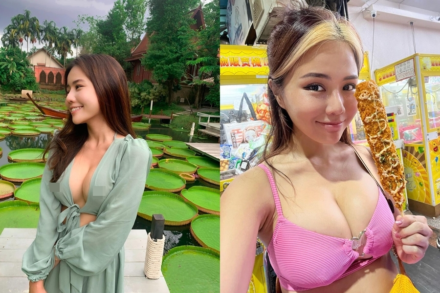 爆乳妹散步遭警察攔下「把奶收起來」！傻眼直播罵：有人忌妒我