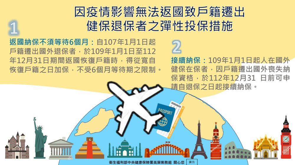 健保接續納保不中斷、持續加保有保障 健保接續納保不中斷、持續加保有保障
