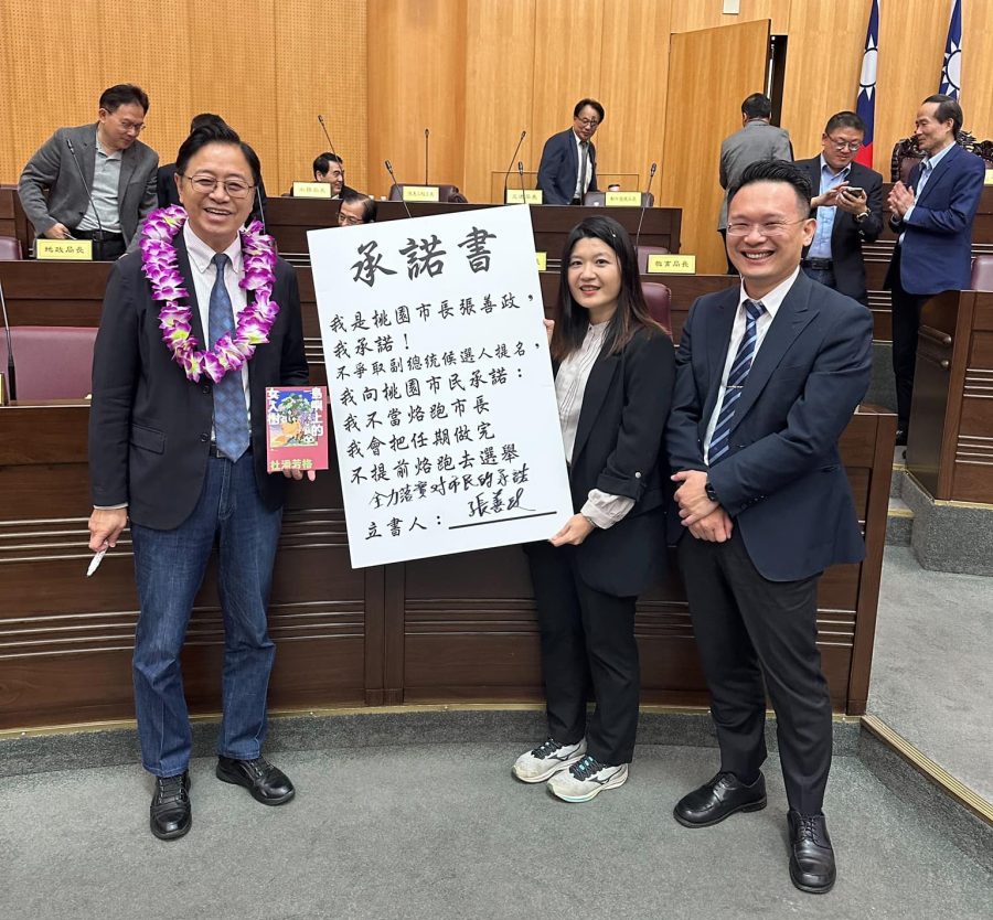 綠議員要求不當「落跑市長」 張善政簽承諾書再補這句話