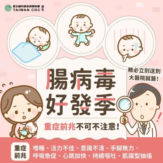 腸病毒進入流行季 衛生局提醒家長及教托育機構留意 - 台北郵報 | The Taipei Post