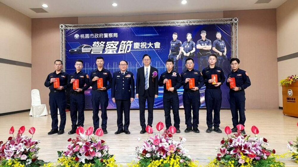 曾破桃園高鐵雙屍三命案 壢警張克文獲頒全國模範警察