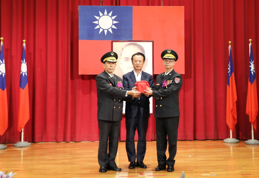 嘉義縣消防局新任局長佈達　副局長蔡建安升任