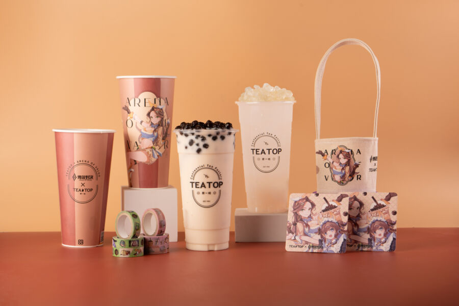 tea-top-x《garena傳說對決》跨界聯名！登入取得英雄新造型、新品「白月光qq」重磅登場