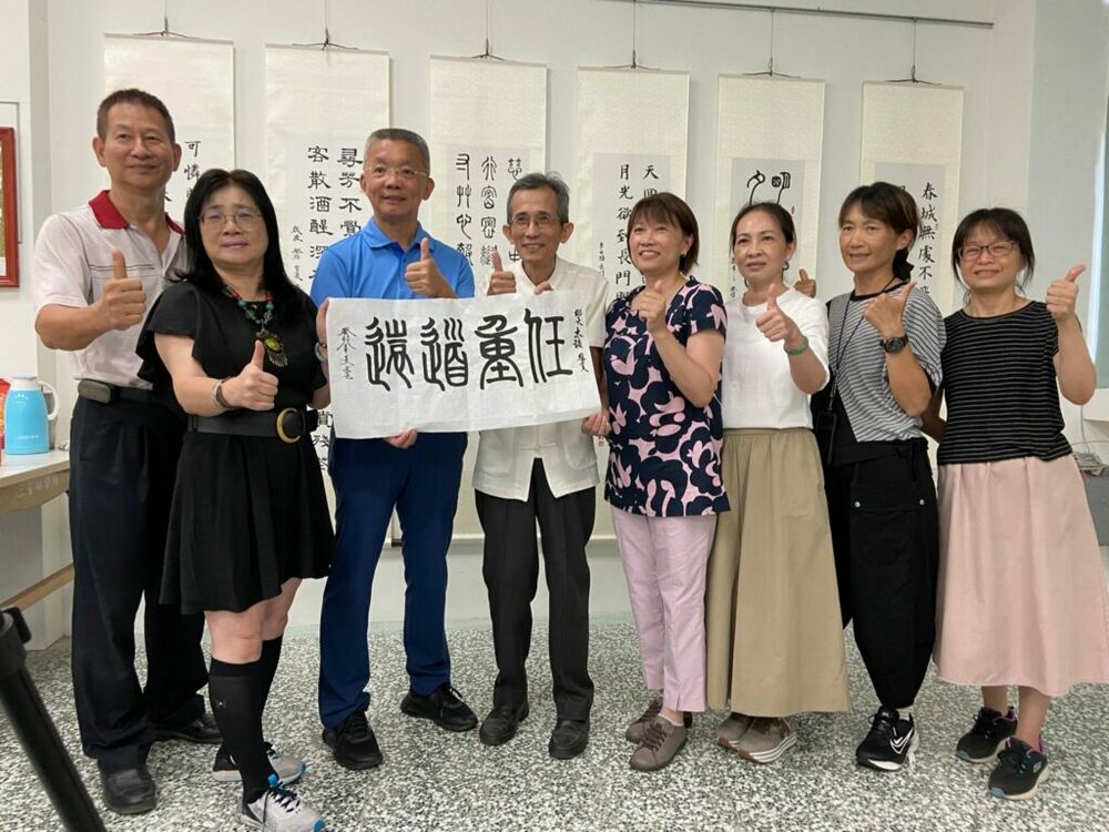 三星鄉書法班成立六年 筆墨精神師生書法聯展即起展出