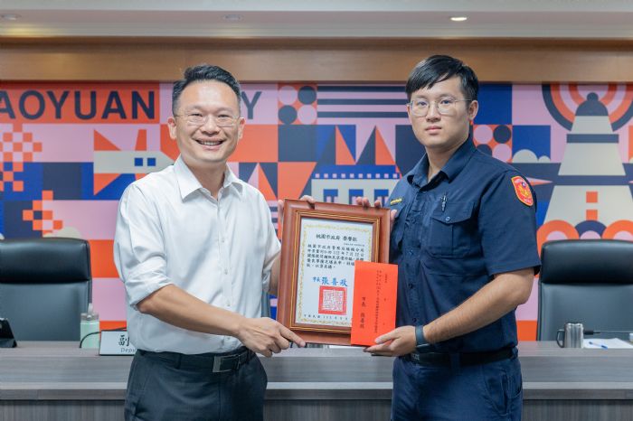 桃園警銀7月聯手阻詐4550萬 蘇俊賓親自表揚 - 台北郵報 | The Taipei Post