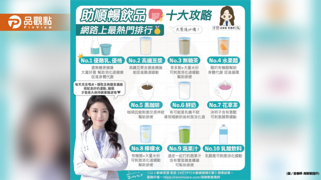 通暢一下！網路熱門討論的助順暢飲品！