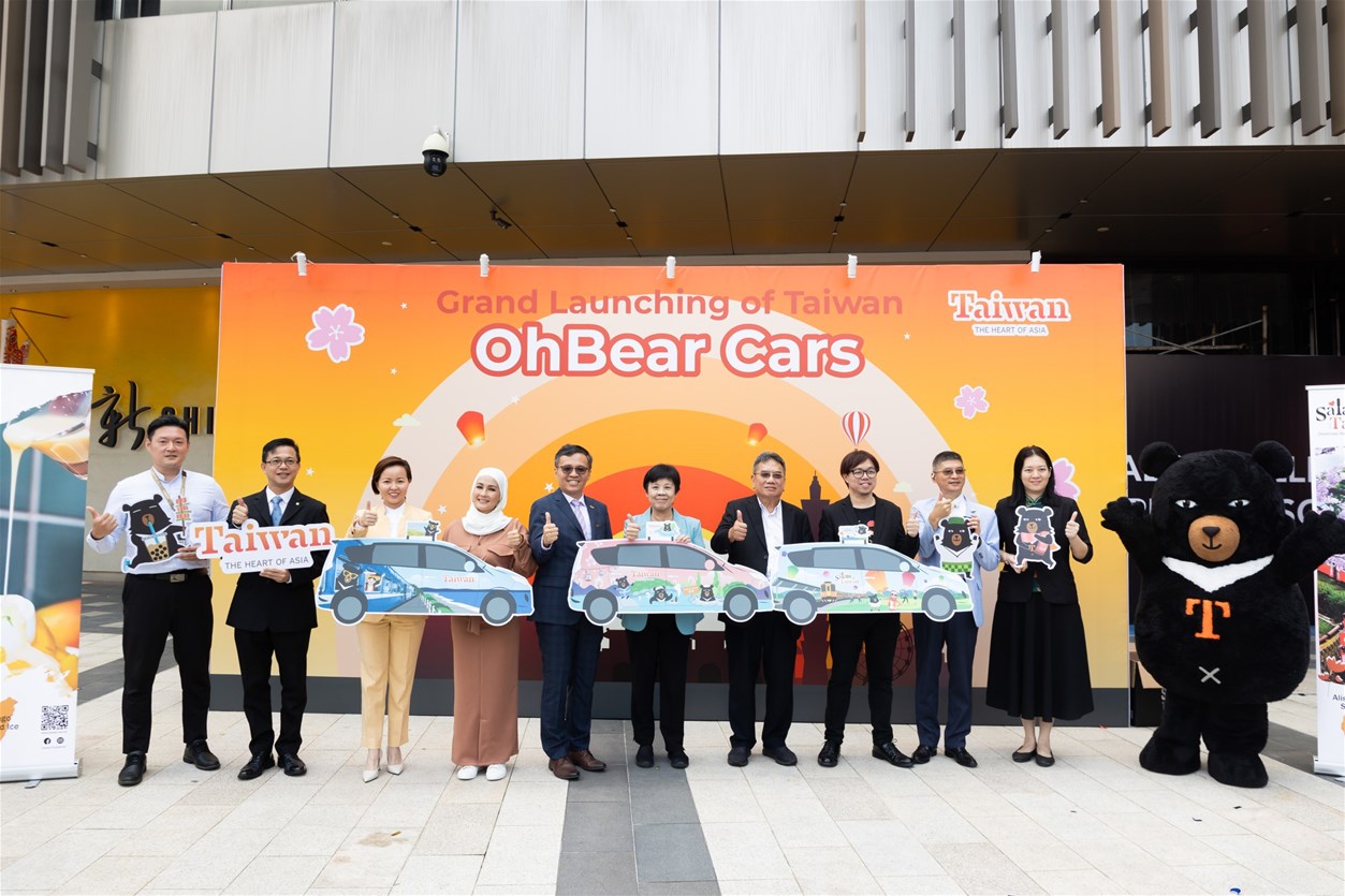 馬國創意大師打造200輛“Taiwan OhBear Cars” 吉隆坡宣傳台灣最新旅遊主題