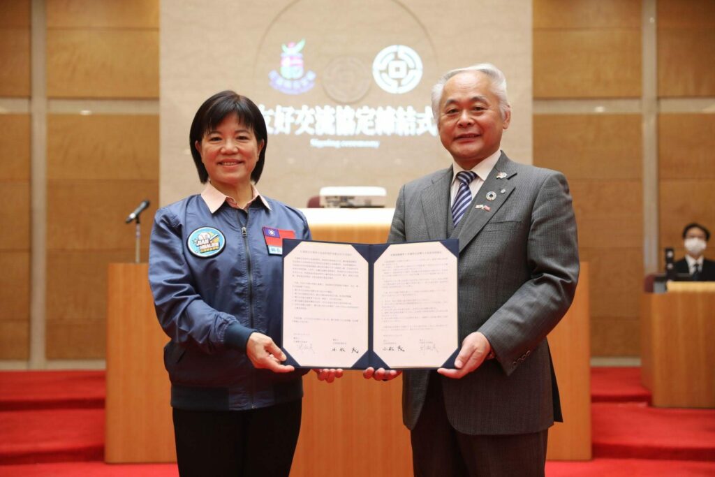 吉安鄉與日本釧路町簽友好交流盟約-游淑貞率團增進國際能見度再下一城