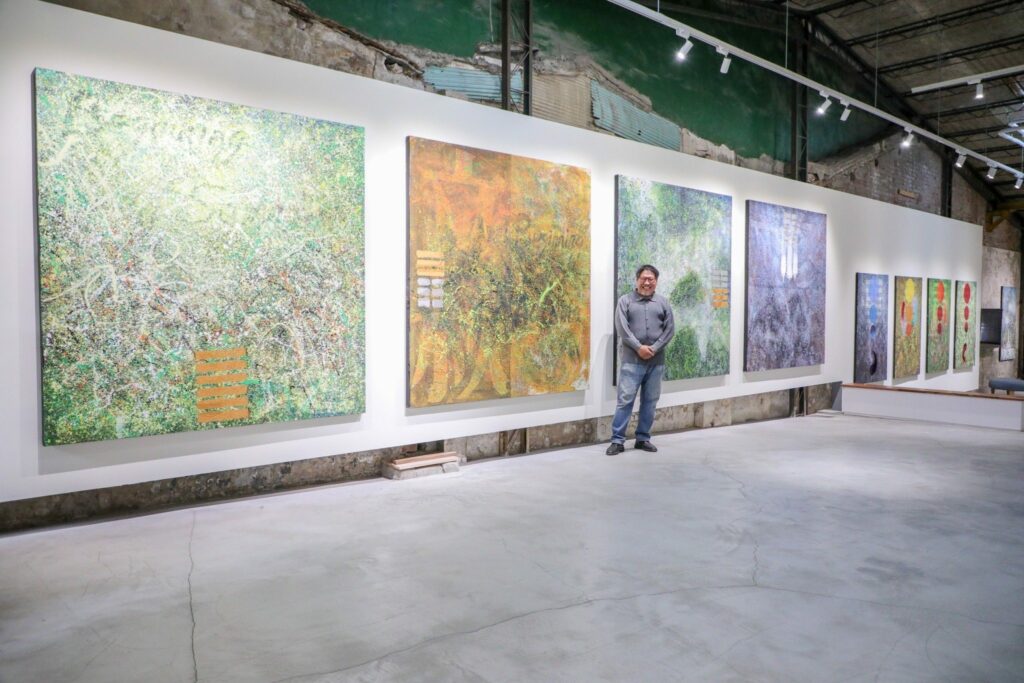 台南弎畫廊2日起舉辦沈昌明威尼斯雙年展的行前展「微觀量子裡的易」
