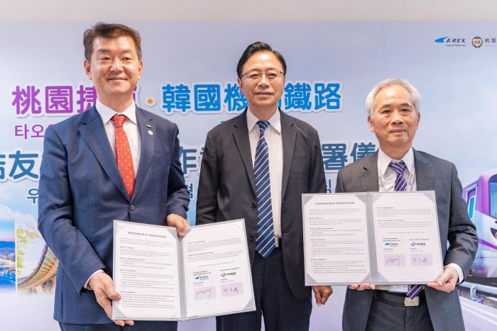 桃園機捷攜手韓國機場鐵路 提升服務品質、營運效率