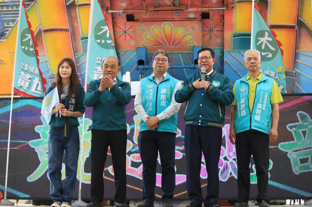 黃世杰大園競總成立逾3鄉親讚聲-蘇貞昌鄭文燦站台助選