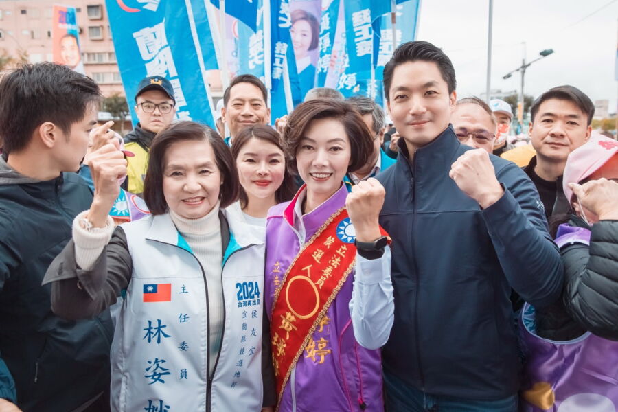 黃琤婷成立溪南競選總部　宜蘭女婿蔣萬安、縣長林姿妙助講