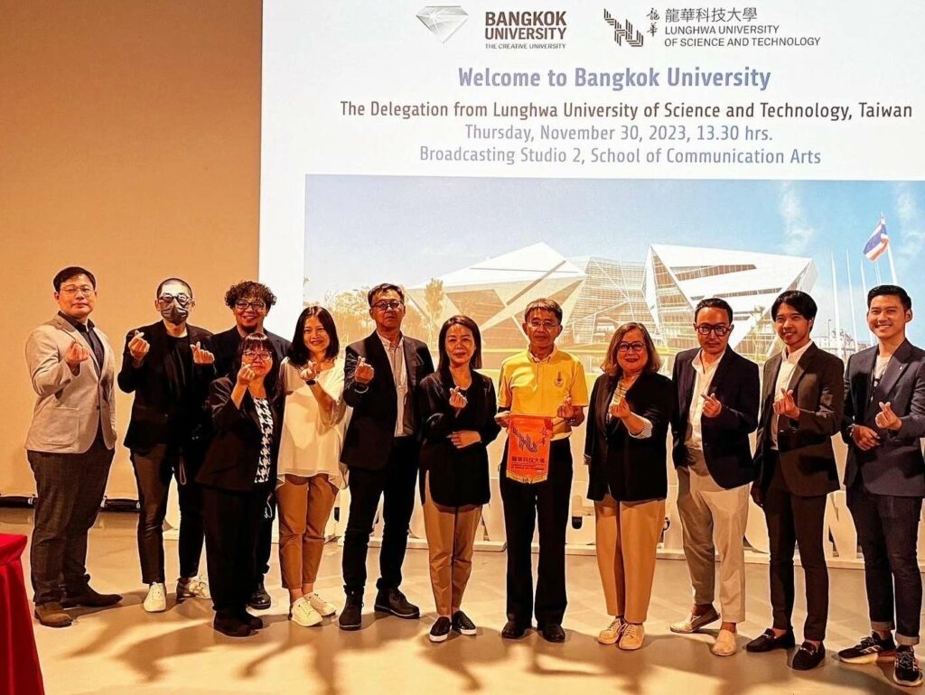 龍華科大赴曼谷大學交流-提升傳播媒體行銷教學能量