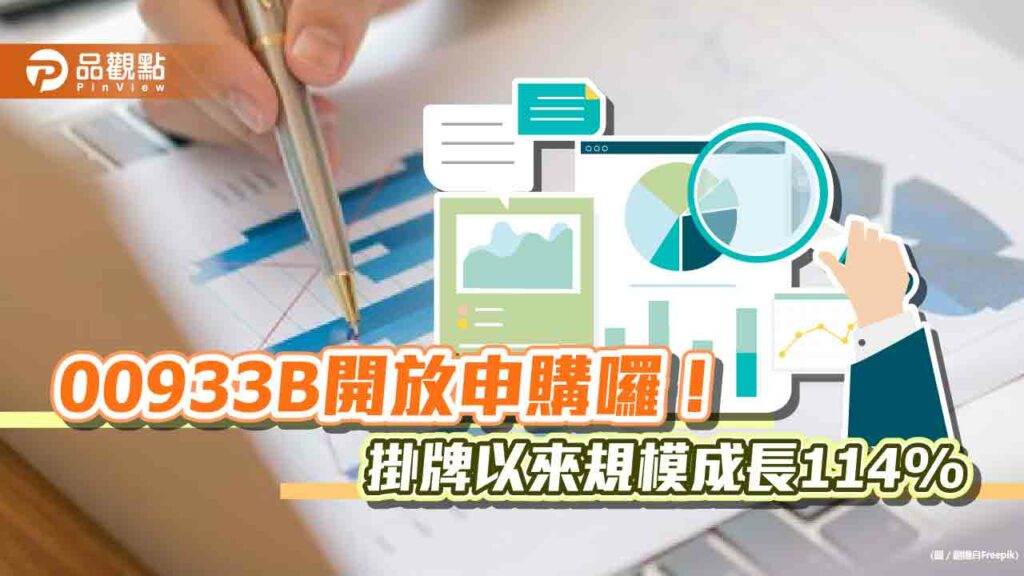 00933b新額度今開放申購！掛牌以來受益人大增81％　3大原因受青睞