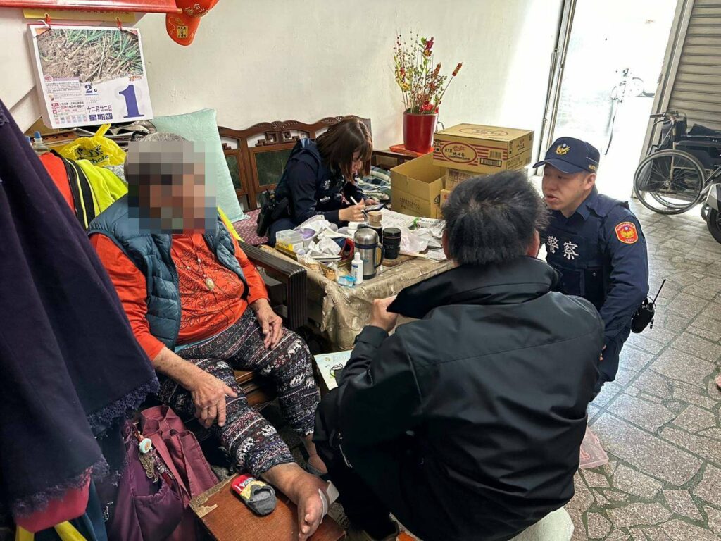 民眾生活困頓難過年-桃警助轉介及時送暖