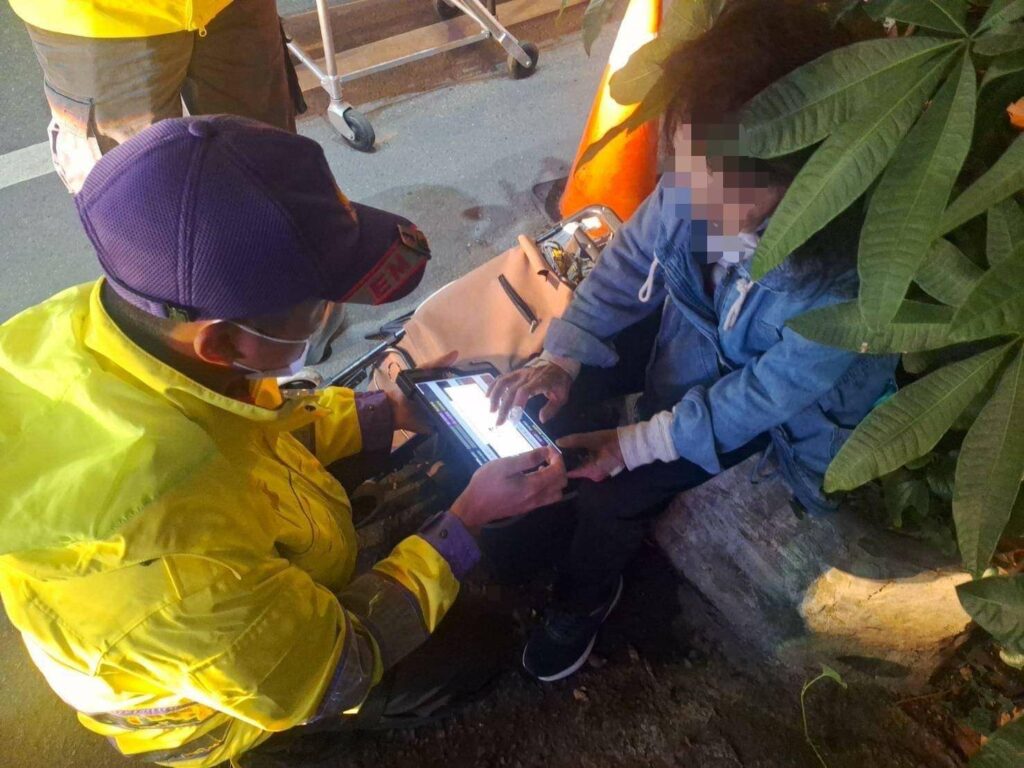 八旬老嫗思親迷途-龍潭暖警助返家