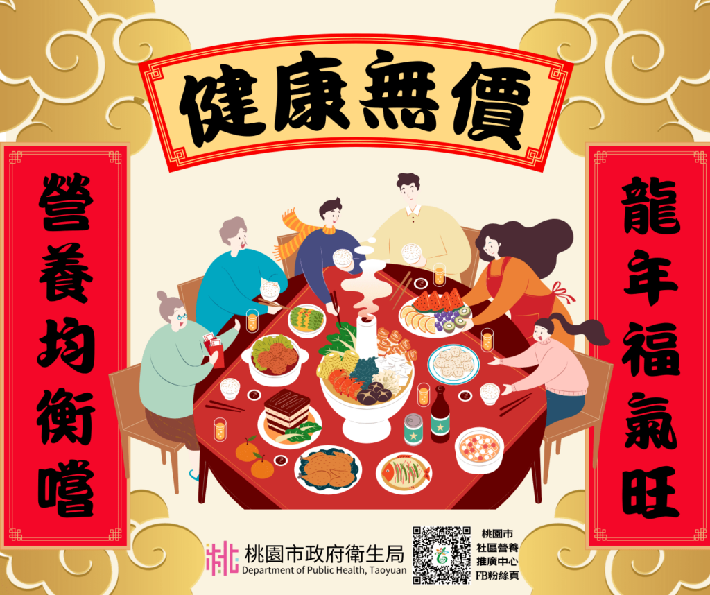年節大魚大肉「龍」總來-忽忘均衡飲食才健康