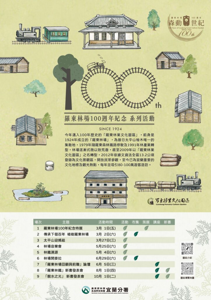 羅東林場100年-特展及啟動系列活動三月展開